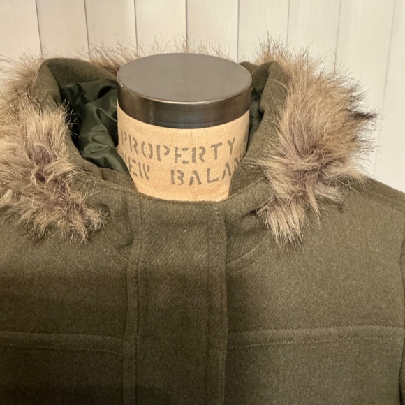 J. Crew Chateau Parka in Italian Stadium Cloth Wool size 14 - Picture 2 of 10